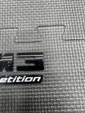 21-24 BMW F80 G80 M3 Competition Rear Trunk Gloss Black Emblem Badge Logo OEM