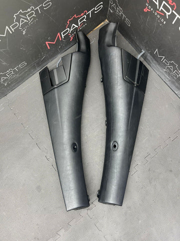 08-13 BMW E93 328 335 M3 Convertible Rear Lateral Covers Trims Panels Black OEM