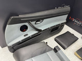 08-13 BMW E93 M3 Convertible Complete Interior Seats Black Silverstone Novillo