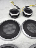 07-13 BMW E92 E93 3-Series 2dr Front Rear Door Individual Speaker Covers Trims