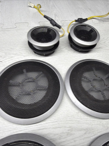 07-13 BMW E92 E93 3-Series 2dr Front Rear Door Individual Speaker Covers Trims