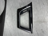 15-20 BMW F80 M3 F82 M4 Carbon Fiber Interior Console Vent Trim Set OEM