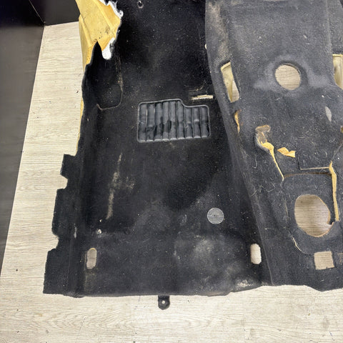 01-06 BMW E46 M3 OEM Convertible Coupe Front Black Floor Carpet Interior *Notes*