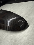 BMW F80 F82 F83 M3 M4 15-20 Front Left Carbon Fiber Mirror Cap OEM 2348099