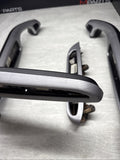 01-06 BMW E46 M3 Coupe Interior Armrests Trim Set Brushed Aluminum