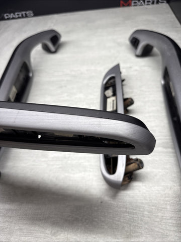 01-06 BMW E46 M3 Coupe Interior Armrests Trim Set Brushed Aluminum