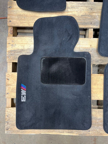 Genuine 01-06 BMW E46 M3 Coupe Carpets Floor Mats Black Front & Rear