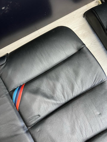 95-99 BMW E36 M3 Coupe Rear Bench + Folding Backrest Back Rest Seats Black