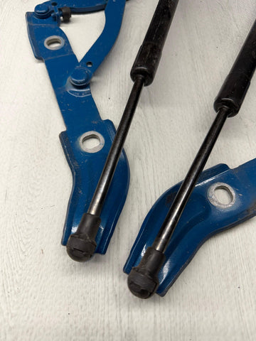 Blue Rear Trunk Lid Hinge Shock Set Hinges OEM BMW F22 F23 M235i 228i 230i M240i