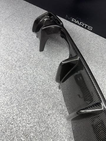 NEW 08-13 BMW E92 E93 M3 Carbon Fiber Rear Bumper Diffuser V Style