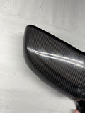 BMW 19-25 840 M850 M8 G14 G15 RIGHT MIRROR W/ BLIND SPOT CARBON FIBER *Crack