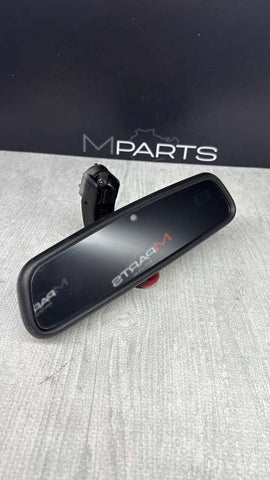 08-13 BMW 135i Rear View Mirror Black E82 E88 9166264 Garage Button 128 OEM