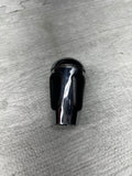 2004-2006 BMW E46 M3 SMG GEAR SHIFT KNOB NAPPA LEATHER CHROME OEM