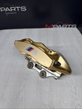 BMW 15-20 F80 F82 F83 M3 M4 CARBON CERAMIC BRAKE CALIPER GOLD FRONT LEFT