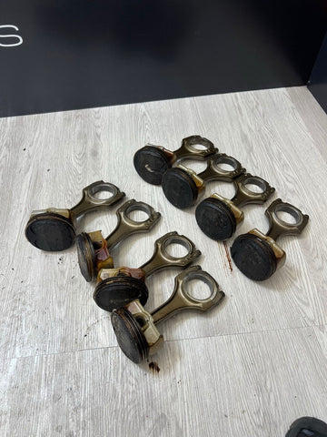 08-13 BMW E90 E92 E93 M3 V8 S65 Engine Pistons & Connecting Rods OEM Set