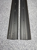 96-99 BMW E36 M3 Coupe / Convertible Door Sills Trims Pair Grey OEM