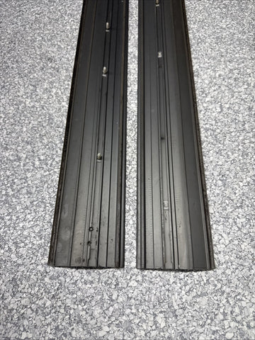96-99 BMW E36 M3 Coupe / Convertible Door Sills Trims Pair Grey OEM