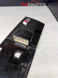 98-02 BMW E36/7 Z3 M Roadster Rear Trunk Lid License Plate Cover Trim Black OEM