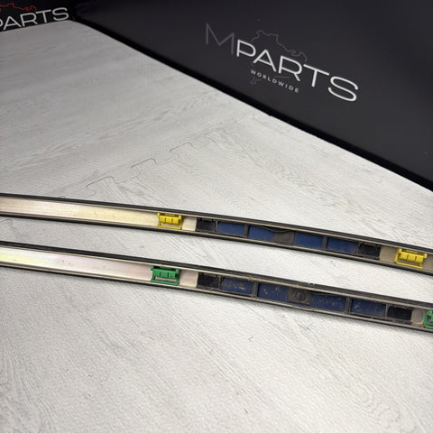 BMW E46 330CI M3 325CI Roof Rails Moldings Trims Faded Pair Coupe OEM