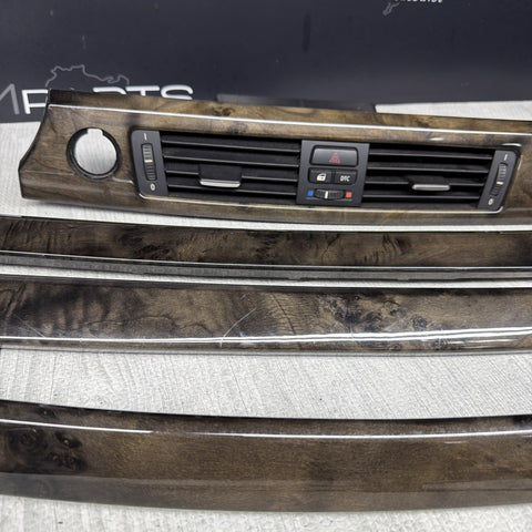 07-13 BMW E93 328i 335i Coupe Door Dash Wood Walnut Interior Trim Complete