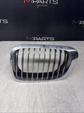 BMW E46 M3 01-06 Hood Grille Chrome OEM Left Driver 51138247674 *Broken Tabs