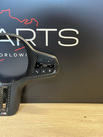 Steering Wheel Carbon Fiber Trim Complete BMW G87 G80 G82 G83 M2 M3 M4 *Chip*