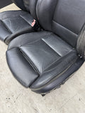 08-13 BMW E92 M3 Coupe Original Novillo Black Interior Front Seats