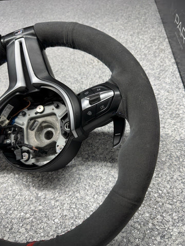 BMW Steering Wheel 15-20 F80 F82 F83 M3 M4 Rewrapped