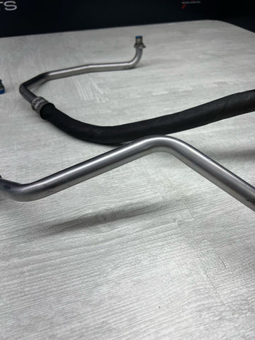 BMW E90 E92 E93 M3 09-13 Front Engine Oil Cooler Feed Lines OEM