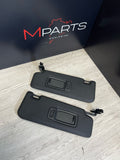 18-23 BMW X3M X4M X3 X4 Front Sun Visors Set OEM Black