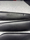 01-06 BMW E46 M3 Convertible Door Arm Rest Armrest Pads Black *Broken Tab*