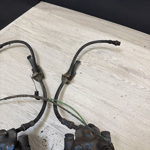 01-06 E46 M3 Rear Brake Calipers Left Right Pair Set Original Blue