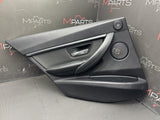 15-18 BMW F80 M3 Sedan Carbon Structure Black Door Panel Card Left Driver Rear