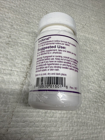 Brand New and Sealed Iodoral IOD 12.5 - 90 Tablets