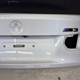 (PICKUP ONLY) BMW F30 330 335 F80 M3 15-18 Rear Mineral White Trunk Deck Lid