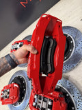 NEW 01-06 BMW E46 M3 BREMBO Big Brake Kit Red Calipers Rotors Set Plug Play