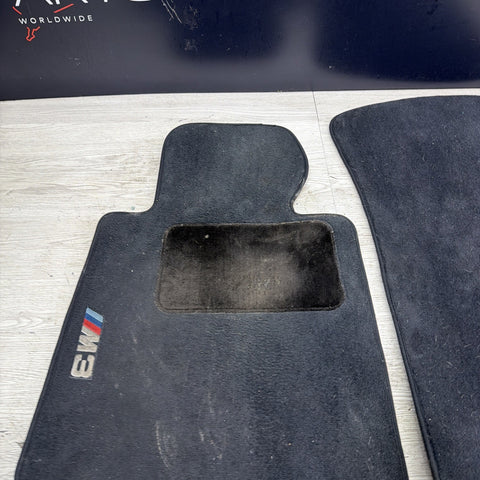 Genuine 01-06 BMW E46 M3 Coupe Carpets Floor Mats Black Front & Rear