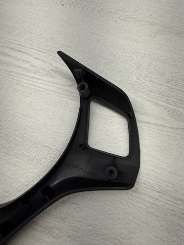 08-13 BMW E90 E92 E93 M3 Lower Steering Wheel Trim Cover Plate Black