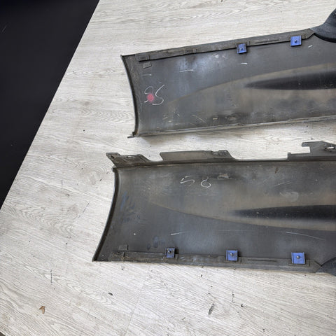 08-13 BMW E92 E93 M3 OEM Right Left Passenger Side Skirt Rocker Panels White