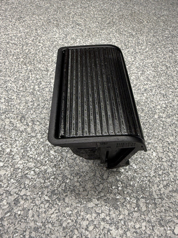BMW 01-06 E46 325 330 M3 CENTER CONSOLE REAR STORAGE ASHTRAY ROLLUP TRAY BLACK