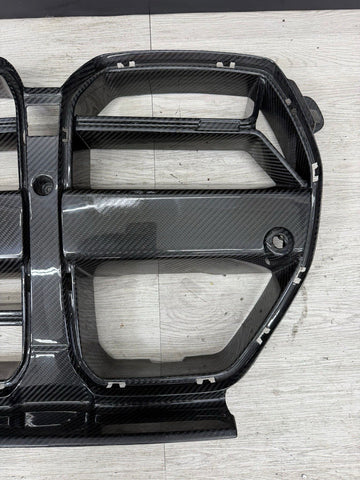 21-26 BMW G80 G82 G83 M3 M4 FRONT BUMPER KIDNEY CENTER GRILLE GRILL CARBON FIBER