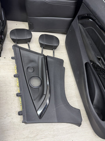 15-20 BMW F83 M4 Convertible Interior Seats & Panels Leather Black *Notes*