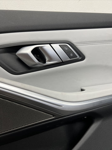 BMW 21-24 G80 M3 Sedan OEM Front Right Passenger Door Card Panel Silverstone