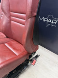 BMW 06-07 E60 M5 Sedan Front Seats Leather Heated Indianapolis Red