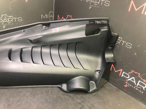 Engine Motor Cover Shield Panel Black 19-23 Ferrari F8 Tributo