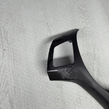 08-13 BMW E90 E92 E93 M3 Lower Steering Wheel Trim Cover Plate Black *Peeling*