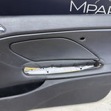 01-06 BMW E46 M3 FRONT PASSENGER RIGHT SIDE DOOR PANEL CARD BLACK OEM
