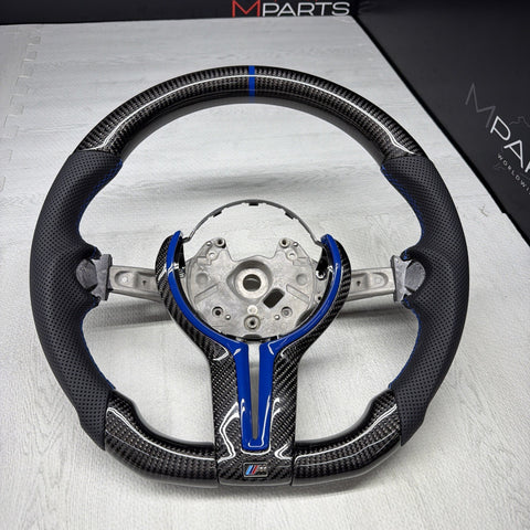 15-20 BMW F80 F82 F83 M3 M4 OHC Carbon fiber Steering Wheel Manual DCT