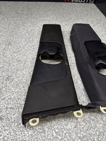 BMW E46 M3 Coupe B Pillars Trims Cover Black 330ci 325ci 328ci *Tab*