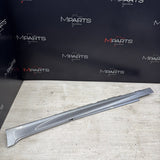 BMW F10 11-16 Left Side Skirt Rocker Panel Molding  USED OEM Space Gray